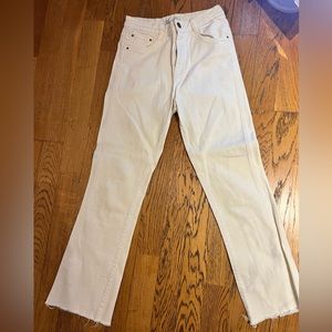 Zara TRF White Jeans
